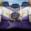 Personalised Storm Rugby 2024 Back Car Seat Cover Mascot With Trophy Go Champions Aboriginal Art