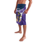 Personalised Storm Rugby 2024 Lavalava Mascot With Trophy Go Champions Aboriginal Art
