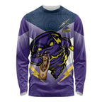 Personalised Storm Rugby 2024 Long Sleeve Shirt Mascot With Trophy Go Champions Aboriginal Art