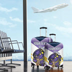 Personalised Storm Rugby 2024 Luggage Cover Mascot With Trophy Go Champions Aboriginal Art