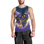 Personalised Storm Rugby 2024 Men Tank Top Mascot With Trophy Go Champions Aboriginal Art