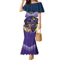 Personalised Storm Rugby 2024 Mermaid Dress Mascot With Trophy Go Champions Aboriginal Art