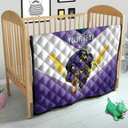 Personalised Storm Rugby 2024 Quilt Mascot With Trophy Go Champions Aboriginal Art
