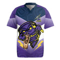 Personalised Storm Rugby 2024 Rugby Jersey Mascot With Trophy Go Champions Aboriginal Art