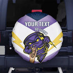 Personalised Storm Rugby 2024 Spare Tire Cover Mascot With Trophy Go Champions Aboriginal Art