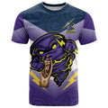 Personalised Storm Rugby 2024 T Shirt Mascot With Trophy Go Champions Aboriginal Art