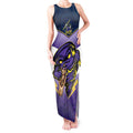 Personalised Storm Rugby 2024 Tank Maxi Dress Mascot With Trophy Go Champions Aboriginal Art