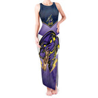 Personalised Storm Rugby 2024 Tank Maxi Dress Mascot With Trophy Go Champions Aboriginal Art