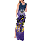 Personalised Storm Rugby 2024 Tank Maxi Dress Mascot With Trophy Go Champions Aboriginal Art