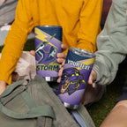 Personalised Storm Rugby 2024 Tumbler Cup Mascot With Trophy Go Champions Aboriginal Art
