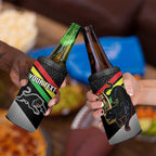 Personalised Panthers Rugby 2024 4 in 1 Can Cooler Tumbler Mascot With Trophy Go Champions Aboriginal Art
