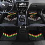 Personalised Panthers Rugby 2024 Car Mats Mascot With Trophy Go Champions Aboriginal Art