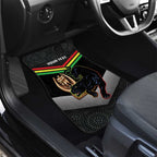 Personalised Panthers Rugby 2024 Car Mats Mascot With Trophy Go Champions Aboriginal Art