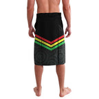 Personalised Panthers Rugby 2024 Lavalava Mascot With Trophy Go Champions Aboriginal Art