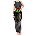 Personalised Panthers Rugby 2024 Tank Maxi Dress Mascot With Trophy Go Champions Aboriginal Art