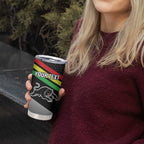 Personalised Panthers Rugby 2024 Tumbler Cup Mascot With Trophy Go Champions Aboriginal Art
