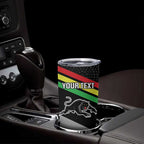Personalised Panthers Rugby 2024 Tumbler Cup Mascot With Trophy Go Champions Aboriginal Art