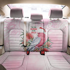 Pink Galah Christmas Australia Back Car Seat Cover Watercolor Painting Aboriginal Art