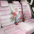 Pink Galah Christmas Australia Back Car Seat Cover Watercolor Painting Aboriginal Art