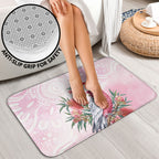 Pink Galah Christmas Australia Bathroom Set Watercolor Painting Aboriginal Art