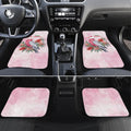 Pink Galah Christmas Australia Car Mats Watercolor Painting Aboriginal Art