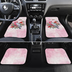Pink Galah Christmas Australia Car Mats Watercolor Painting Aboriginal Art