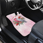 Pink Galah Christmas Australia Car Mats Watercolor Painting Aboriginal Art