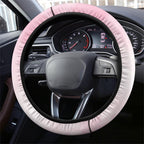 Pink Galah Christmas Australia Steering Wheel Cover Watercolor Painting Aboriginal Art