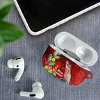 Australia Pink Cockatoo Christmas AirPods Case Aussie Native Flowers Merry Xmas - Red - Aussie Hoodie