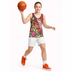 Australia Pink Cockatoo Christmas Basketball Jersey Aussie Native Flowers Merry Xmas - Red - Aussie Hoodie