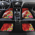 Australia Pink Cockatoo Christmas Car Mats Aussie Native Flowers Merry Xmas - Red - Aussie Hoodie