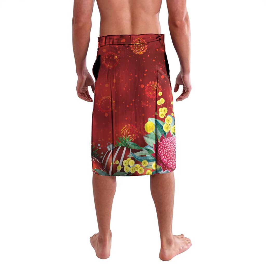 Australia Pink Cockatoo Christmas Lavalava Aussie Native Flowers Merry Xmas - Red - Aussie Hoodie