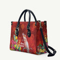 Australia Pink Cockatoo Christmas Leather Bag Aussie Native Flowers Merry Xmas - Red - Aussie Hoodie