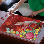 Australia Pink Cockatoo Christmas Puzzle Aussie Native Flowers Merry Xmas - Red - Aussie Hoodie