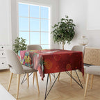Australia Pink Cockatoo Christmas Tablecloth Aussie Native Flowers Merry Xmas - Red - Aussie Hoodie