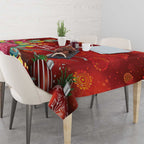 Australia Pink Cockatoo Christmas Tablecloth Aussie Native Flowers Merry Xmas - Red - Aussie Hoodie