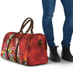 Australia Pink Cockatoo Christmas Travel Bag Aussie Native Flowers Merry Xmas - Red - Aussie Hoodie