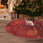 Australia Pink Cockatoo Christmas Tree Skirt Aussie Native Flowers Merry Xmas - Red - Aussie Hoodie