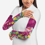 Australia Pink Cockatoo Christmas Arm Sleeves Aussie Native Flowers Merry Xmas - Pink - Aussie Hoodie