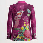 Australia Pink Cockatoo Christmas Blazer Aussie Native Flowers Merry Xmas - Pink - Aussie Hoodie