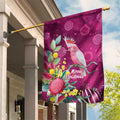 Australia Pink Cockatoo Christmas Garden Flag Aussie Native Flowers Merry Xmas - Pink - Aussie Hoodie
