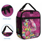 Australia Pink Cockatoo Christmas Lunch Bag Aussie Native Flowers Merry Xmas - Pink