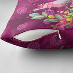 Australia Pink Cockatoo Christmas Pillow Cover Aussie Native Flowers Merry Xmas - Pink - Aussie Hoodie