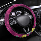 Australia Pink Cockatoo Christmas Steering Wheel Cover Aussie Native Flowers Merry Xmas - Pink - Aussie Hoodie