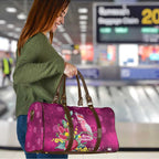 Australia Pink Cockatoo Christmas Travel Bag Aussie Native Flowers Merry Xmas - Pink - Aussie Hoodie