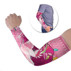 Pink Cockatoo Australia Christmas Arm Sleeves Grevillea Eucalyptus Blossoms - Aussie Hoodie