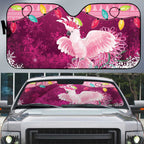 Pink Cockatoo Australia Christmas Auto Sun Shade Grevillea Eucalyptus Blossoms - Aussie Hoodie
