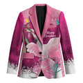 Pink Cockatoo Australia Christmas Blazer Grevillea Eucalyptus Blossoms - Aussie Hoodie