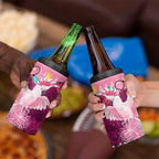 Pink Cockatoo Australia Christmas 4 in 1 Can Cooler Tumbler Grevillea Eucalyptus Blossoms - Aussie Hoodie