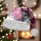 Pink Cockatoo Australia Christmas Santa Hat Grevillea Eucalyptus Blossoms - Aussie Hoodie